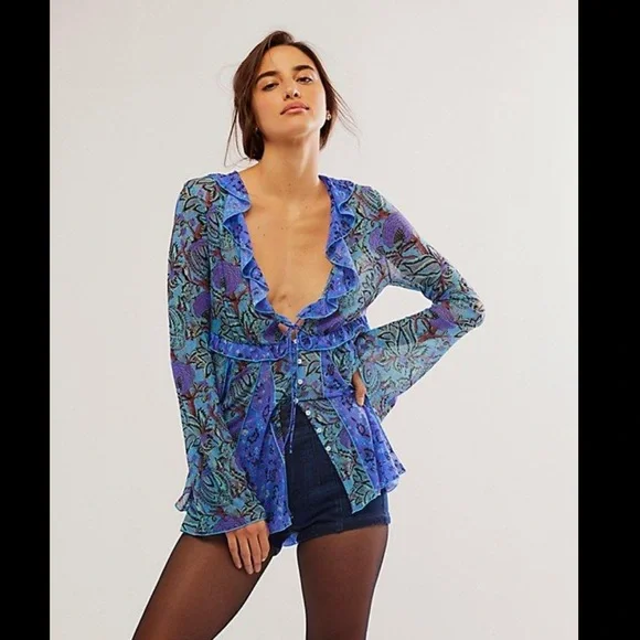 Free People Wildest Dreams Tunic Blouse - Picture 5 of 5